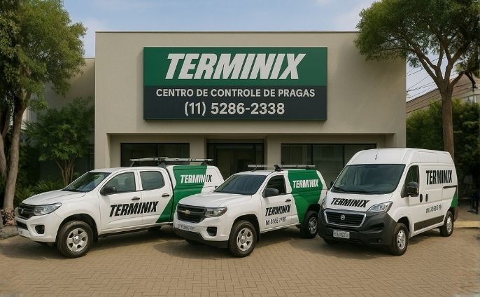 Equipe da Terminix Brasil realizando controle de pragas com segurança e eficiência